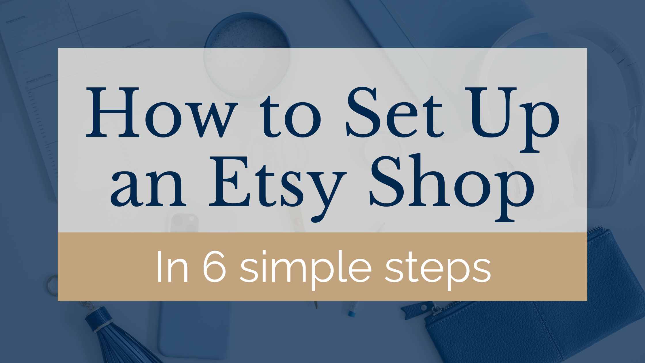 how to set up an etsy shop